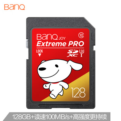 

Jingdong JOY joint name banq 128GB SD memory card U3 C10 A1 high-speed version of SLR digital camera memory card high quality shooting 1080P full HD video