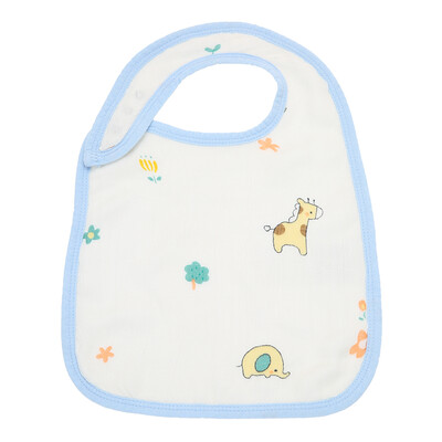 

Baby Snap Bib 100 Organic Bamboo Muslin Soft Absorbent 3 Layers Adjustable Bibs For Newborn Infant Baby Feather