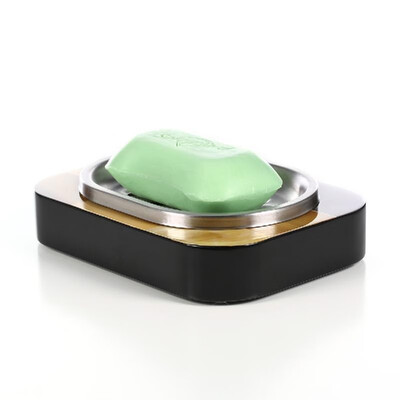 

Soap Holder with Abalone Shell Stripes Wooden Keep Soap Dry Easy Cleaning Drain Bathroom Ornament