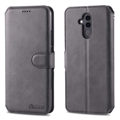 

MOONCASE Huawei Mate 20 Lite Dallas Series Leather Case - Black