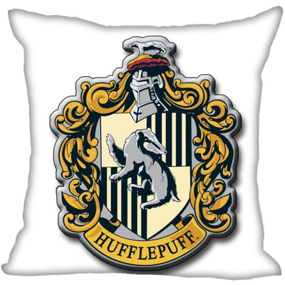 

Harry Potter Pillow Cover Bedroom Home Office Decorative Pillowcase Square Zipper Pillow Cases Satin Fabric No Fade