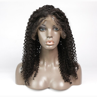 

180 Density 360 Lace Frontal Wig Deep Curly 100 Human Hair