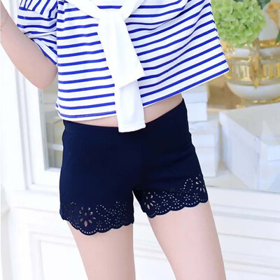 

Aa-shop Women Saftey Hollow Short Pants Lace style Leggings