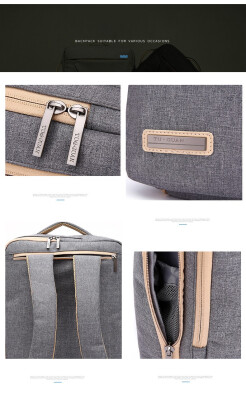 

Briefcase Backpack Anti-Theft Slim Thin Laptop Bag 17in Best Laptop Backpack for Women Grey