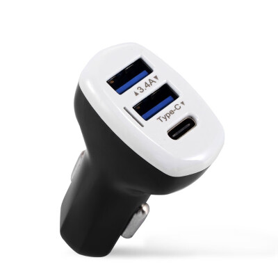 

Dual USB Type C 5V34A Car Charger Power Adapter For iPhone Samsung Smart Phone