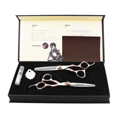 

6 inch Hairdresser Professional Hair Shears Set Thinning Cutting Tool JP440C stainless steel