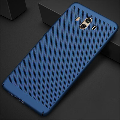 

Goowiiz Phone Case For Huawei Honor 6A7X7 Plus7S8 PlusY9 2018 Full Protection Slim Hard PC Breathable Grid Back Cover