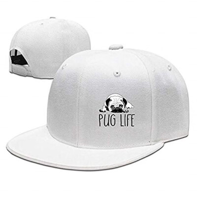 

Pug Life Rock Hats Cap For MensWomens Natural