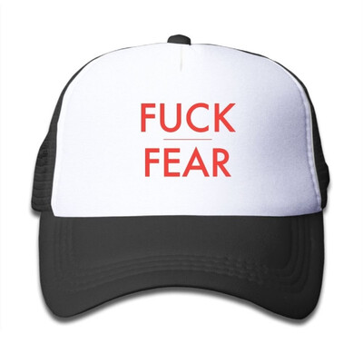 

FUCK FEAR Snapback Hat Adjustable Mesh Cap For Baby