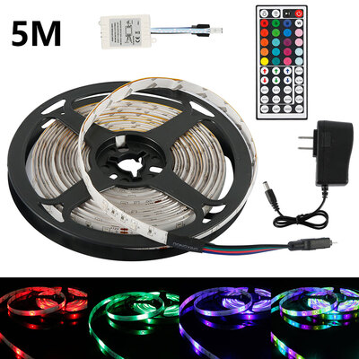 

Willstar 164FT 3528 RGB LED Strip Light 44 Key Remote ControllerPower Fairy Lights TV