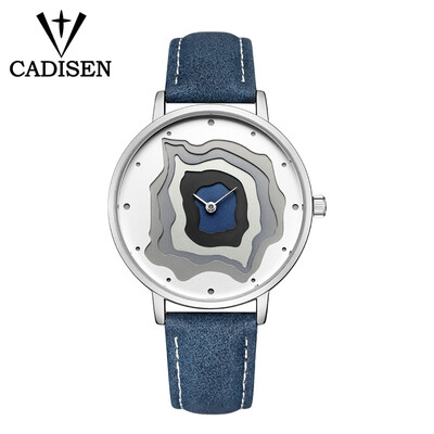 

CADISEN C2030 Simple Women Watch PU Leather Strap Quartz Movement Watch Waterproof Casual Clock Wristwatch for Female