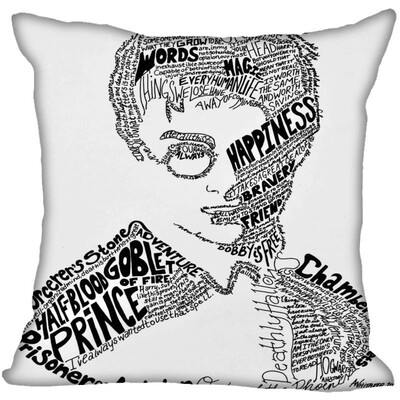 

Harry Potter Pillow Cover Bedroom Home Office Decorative Pillowcase Square Zipper Pillow Cases Satin Soft No Fade 35x35CM 35x35CM 35x35CM