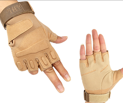 

Mountaineering half finger special forces tactical gloves mens autumn&winter outdoor cycling fitness warm all finger half fin