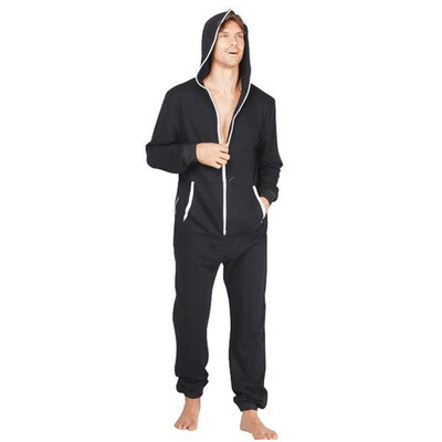 

New Adult Pajamas Unisex Pyjamas Onesie Mens Women One Piece Pajamas Sleepsuit Sleepwear Hooded Homewear