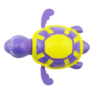 

New Style Baby Swim Turtle Wound-up Chain Small Animal Baby Children Bath Toy Classic Toys Random Color