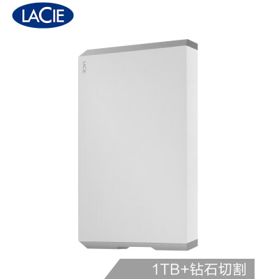 

LaCie 1TB Type-CUSB31 Mobile Hard Drive Mobile Drive Prism Series 25" Diamond Cut Anniversary Design