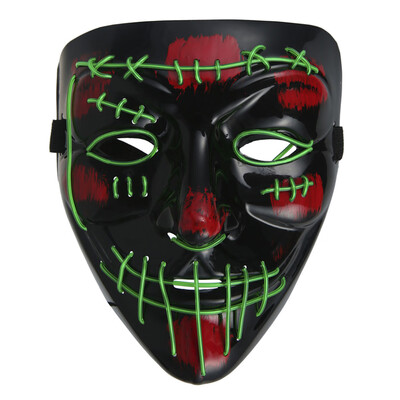 

Willstar Halloween Mask Halloween Costume LED Glow Scary Light Up Masks for Festival Party Carnival Costume Christmas Cosplay