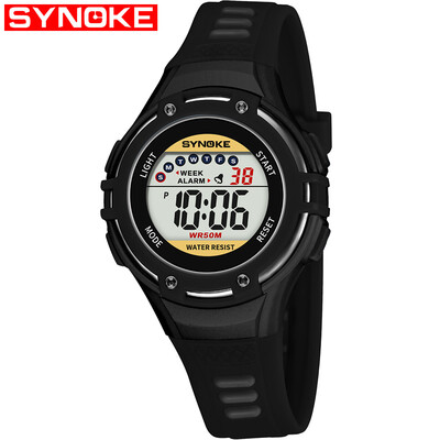 

SYNOKE 9728 Children Watch Sport Watch Luminous Alarm Digital Waterproof Wrist Watch kid Watch