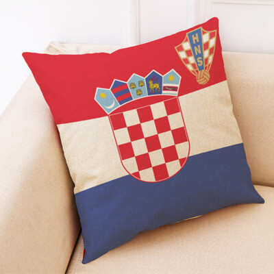 

The 2018 World Soccer Cup Home Decor Cushion Cover Linen Sofa Design Throw Pillow Case Gift Style 32