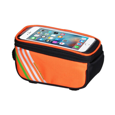 

15L 55 Inch Waterproof Touch Screen Bicycle Bags Cycling Bike Front Frame Bag Tube Pouch Mobile Phone Storage Bag