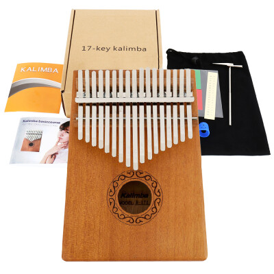 

Willstar 17 Keys Kalimba Thumb Piano Mahogany Body Musical Instrument Finger Piano Toys