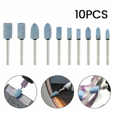 

Willstar 10pcs Ceramic Stone Polishing Grinding Dremel Rotary Die Grinder Drill Bit Tool