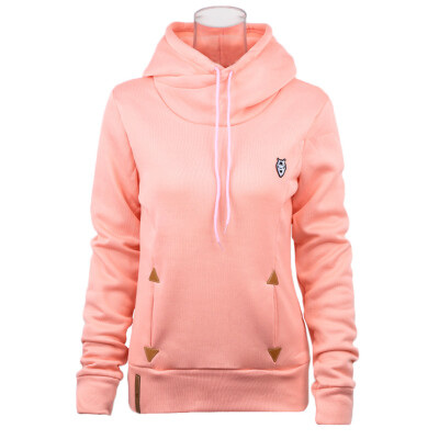 

New Fashion Women Hoodie Sweatshirts Self-tie Pockets Pullover Hooded Loose Tops