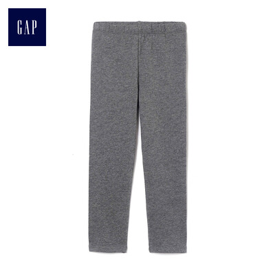 

GAP flagship store female young soft terry cloth elastic waist leggings 297733 deep stone ash 18-24M