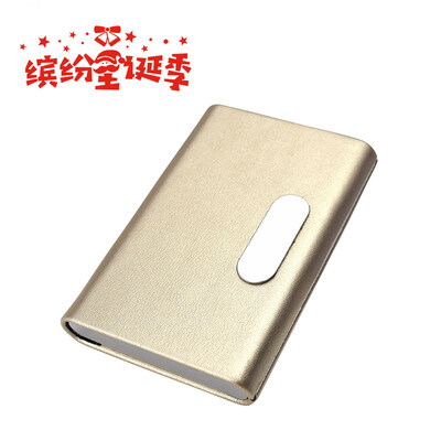 

Good things come to the leather card case fashion card holder business gift male&female universal send leading customer CDC02GD gold