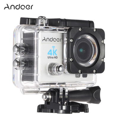 

Andoer Q3H 2" Ultra-HD LCD 4K 25FPS 1080P 60FPS Wifi Wireless Connection 16MP Action Camera 170°Wide-Angle Lens with Diving 30-me