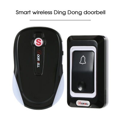 

Wireless Ding Dong Door Bell Long Range Strong Penetration 28 Ringtones 3 Levels Volumes Optional Doorbell 2 Transmitter1 Receive