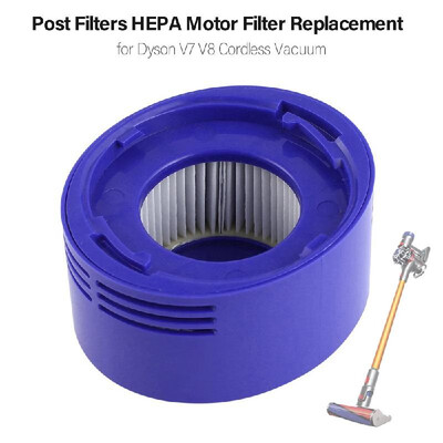 

Post Filters HEPA Motor Filter Replacement for Dyson V7 V8 Cordless Vacuum
