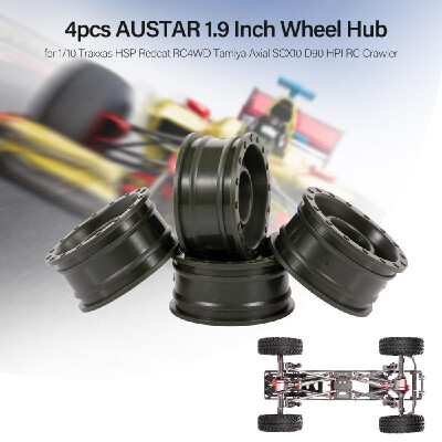 

4pcs AUSTAR 19 Inch Wheel Hub Rim Set for 110 RC Car Traxxas HSP Redcat RC4WD Tamiya Axial SCX10 D90 HPI RC Rock Crawler