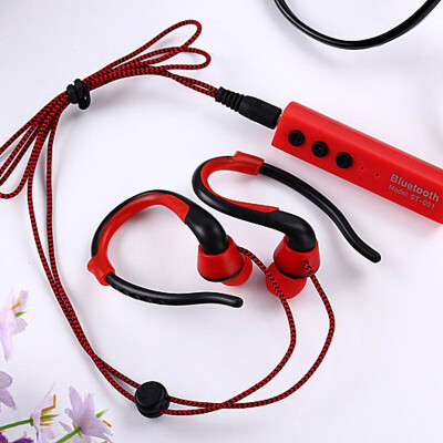 

300pcs free shipping Factory direct wireless Bluetooth sports popula headset in-ear type large battery st001