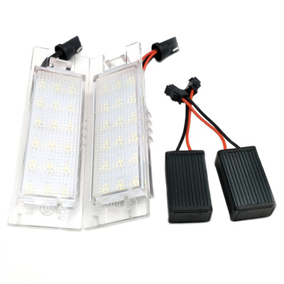 

2Pcs 6000k 3528SMD License Plate Lights Lamps for Opel Zafira B Astra H Corsa D Insignia