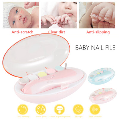 

Willstar Electric Baby Nail File Baby Nail Trimmer Clipper Automatic Baby Nail Trimmer & Electric Clipper with 6 Grinding Heads