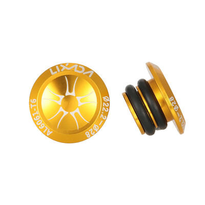 

Lixada 1 Pair of Bike Cycling Bicycle MTB Handlebar Bar End Plugs Caps Set Aluminum Alloy
