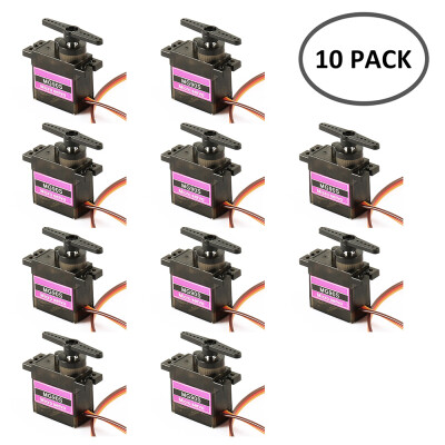

10 Pack MG90S Micro Metal Gear 9g Servo for RC Airplane Helicopter Boat Car NEW