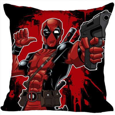 

Deadpool Hot Sale Pillow Case High Quality New Years Pillowcase Decorative Pillow Cover For Wedding Decorative Christmas