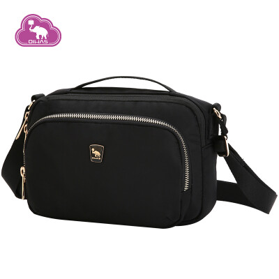 

AiWAS Messenger bag ladies personality fashion solid color shoulder bag light anti-splashing nylon small bag OCK1685 pod color