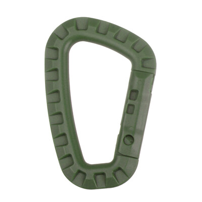 

1pcs Tactic Carabiners Clip Backpack Hanging D Shape Buckle Keychain Ring Locking Gear for Camping Hiking Fishing