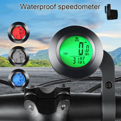 

Willstar 1PCS Bike Speedometer Wireless Waterproof LCD Backlight Display Bicycle Speedometer