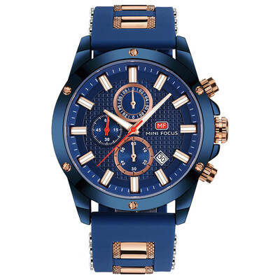 

MINI FOCUS Fashion Luminous Quartz Man Watch Water-Proof Silicone Band Men Casual Wristwatch Chrono Sports Style Masculino Relogio