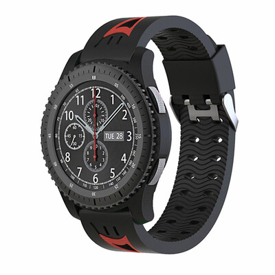

22MM Soft Silicone Replacement Sport Strap Rubber Wristband for Samsung Gear S3