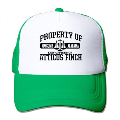 

Property of Law Offices of Atticus Finch Summer Sun Protection Mesh Cap Baseball Hat Cap Adjustable