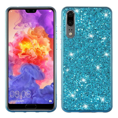 

MOONCASE Huawei P20 Flash Powder TPU-Blue