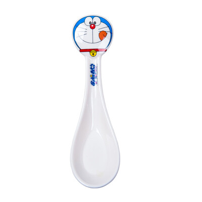 

Wuhe WUHE Doraemon head childrens spoons to eat&drink cute cartoon shatter-resistant baby food supplement tableware DL-9016