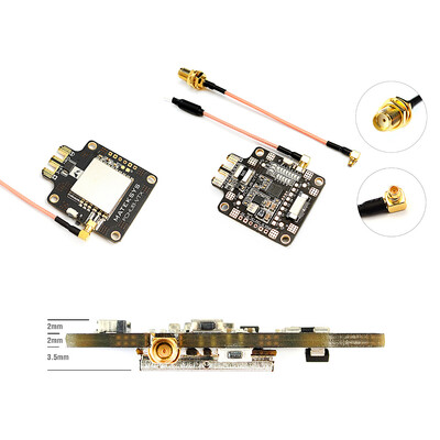 

Matek FCHUB-VTX 58G 40CH Video Transmitter 25200500mW Switchable with 627V PDB 5V1A BEC for RC FPV Racing Quadcopter