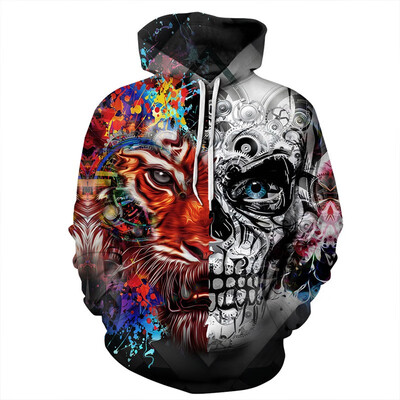 

AOWOFS new 3D digital printing Christmas Plus size mens Hoodies parent-child pullover Kids sweater womens hoodie QYDM152-TZ030