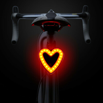 

Bicycle Bike Cycling Light Waterproof LED Front Rear Tail Lamp USB Rechargeable